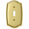 Sonoma Polished Brass Steel - 1 Toggle Wallplate
