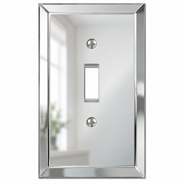 Mirror Acrylic - 1 Toggle Wallplate