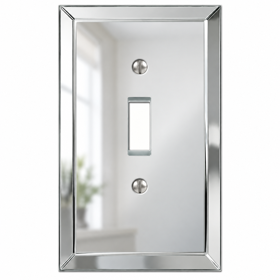 Mirror Acrylic - 1 Toggle Wallplate
