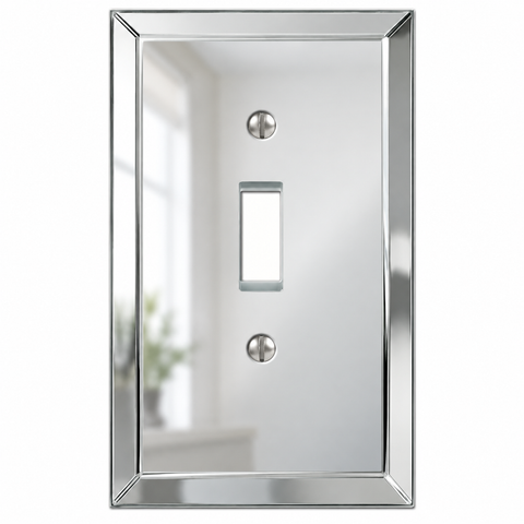 Mirror Acrylic - 1 Toggle Wallplate