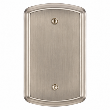 Irvine Brushed Nickel Steel - 1 Blank Wallplate