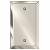 Century Polished Nickel Steel - 1 Blank Wallplate