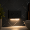 SnapPower Horizontal GuideLight 2PLUS - Black, Duplex