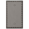 Egg & Dart Antique Nickel Cast - 1 Blank Wallplate - Wallplate Warehouse 90BAN 070686557853 1 Blank