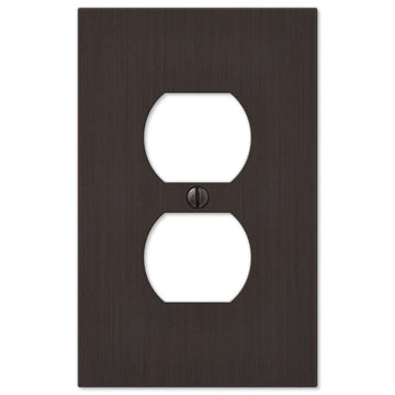 Elan Aged Bronze Cast - 1 Duplex Wallplate - Wallplate Warehouse 55DDB 070686573358 1 Duplex