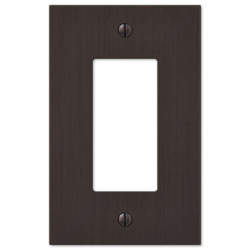 Elan Aged Bronze Cast - 1 Rocker Wallplate - Wallplate Warehouse 55RDB 070686573365 1 Rocker