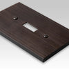 Elan Aged Bronze Cast - 1 Toggle / 1 Duplex Wallplate - Wallplate Warehouse 55TDDB 070686573389 1 Toggle / 1 Duplex