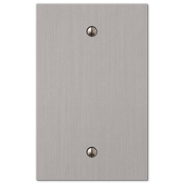 Elan Brushed Nickel Cast - 1 Blank Wallplate - Wallplate Warehouse 55BBN 070686573594 1 Blank
