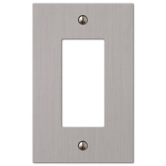 Elan Brushed Nickel Cast - 1 Rocker Wallplate
