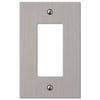 Elan Brushed Nickel Cast - 1 Rocker Wallplate - Wallplate Warehouse 55RBN 070686573624 1 Rocker