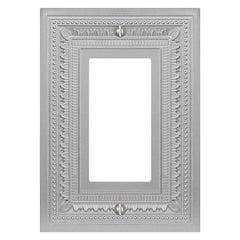 Filigree Border Satin Nickel Cast - 1 Rocker Wallplate