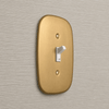 Fresno Brushed Gold - 2 Blank Wallplate - Wallplate Warehouse 835BBCB  2 Blank