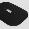 Fresno Matte Black - 2 Blank Wallplate