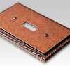 Georgian Tumbled Aged Bronze Cast - 1 Rocker Wallplate - Wallplate Warehouse 54RAZ 070686559406 1 Rocker