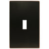 Halle Aged Bronze Cast - 1 Toggle Wallplate - Wallplate Warehouse 70TDB 070686001516 1 Toggle
