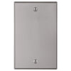 Halle Brushed Nickel Cast - 1 Blank Wallplate - Wallplate Warehouse 70BBN 070686001462 1 Blank