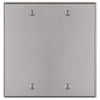 Halle Brushed Nickel Cast - 2 Blank Wallplate - Wallplate Warehouse 70BBBN - B 070686020531 2 Blank
