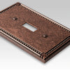 Imperial Bead Tumbled Aged Bronze Cast - 1 Blank Wallplate - Wallplate Warehouse 74BAZ 070686577820 1 Blank