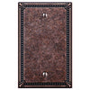 Imperial Bead Tumbled Aged Bronze Cast - 1 Blank Wallplate - Wallplate Warehouse 74BAZ 070686577820 1 Blank