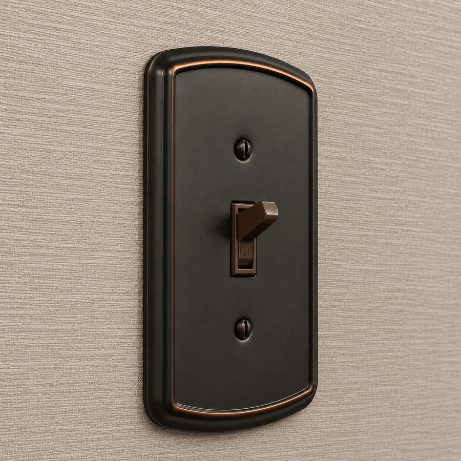 Irvine Aged Bronze - 1 Blank Wallplate - Wallplate Warehouse 158B-DB 70686025925 1 Blank