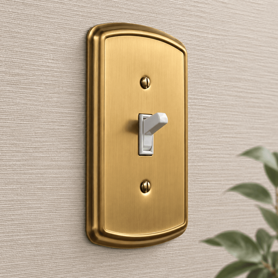 Irvine Brushed Gold - 2 Blank Wallplate - Wallplate Warehouse 158BB-BG 70686026250 2 Blank