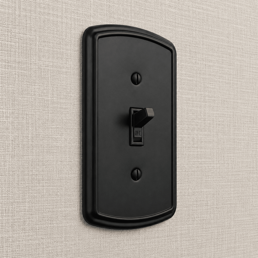 Irvine Matte Black - 2 Blank Wallplate - Wallplate Warehouse 158BB-BK 70686025772 2 Blank