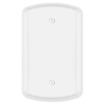 Irvine Matte White - 1 Blank Wallplate - Wallplate Warehouse 158B-W 70686024959 1 Blank