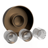 Matte Black Cast - Dimmer Knob - Wallplate Warehouse 947MB 070686020937 Dimmer Knob