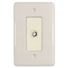 Metro Biscuit Ceramic - 1 Cable Jack Wallplate - Wallplate Warehouse 3000CXBT 070686006559 Cable Jacks