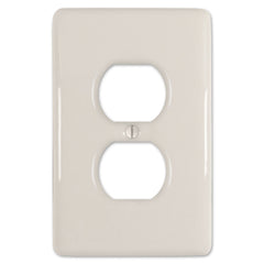 Metro Biscuit Ceramic - 1 Duplex Wallplate