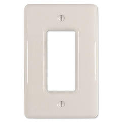 Metro Biscuit Ceramic - 1 Rocker Wallplate