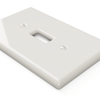 Metro Biscuit Ceramic - 2 Toggle Wallplate - Wallplate Warehouse 3000TTBT 070686006481 2 Toggle
