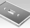 Mirror Acrylic - 2 Rocker Wallplate - Wallplate Warehouse 66RR 070686350096 2 Rocker