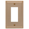 Moderne Brushed Bronze Steel - 1 Rocker Wallplate - Wallplate Warehouse 148RBZ 070686587171 1 Rocker