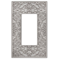 Momfort Satin Nickel Cast - 1 Rocker Wallplate