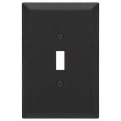 Oversized Matte Black Steel - 1 Toggle Wallplate