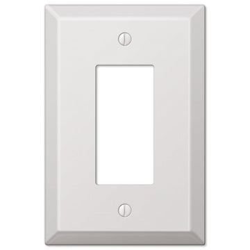 Oversized White Steel - 1 Rocker Wallplate - Wallplate Warehouse 463RW 070686572412 1 Rocker