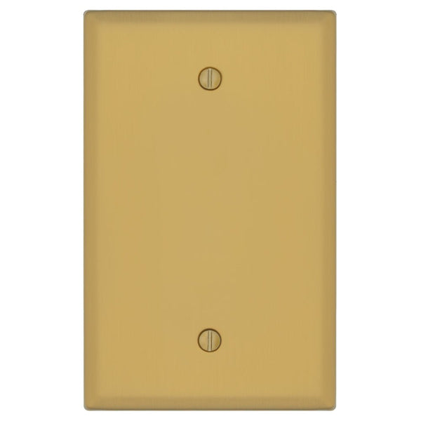 Oxford Brushed Gold - 1 Blank Wallplate - Wallplate Warehouse 173B-BG 70686026403 1 Blank