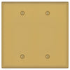 Oxford Brushed Gold - 2 Blank Wallplate - Wallplate Warehouse 173BB-BG 70686026410 2 Blank