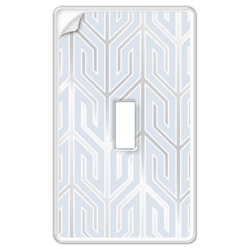 Paper - It Clear Screwless Plastic - 1 Toggle Wallplate - Wallplate Warehouse 99T 070686169919 1 Toggle