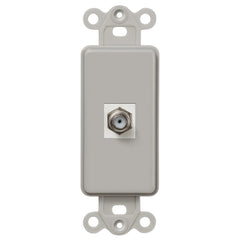 Rocker Insert Gray - 1 Cable Jack