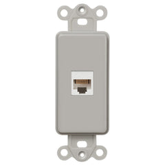 Rocker Insert Gray - 1 Data Jack