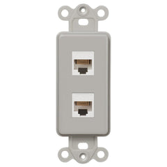Rocker Insert Gray - 2 Data Jack