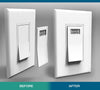 Rocker Switch Labels - Kitchen/Bath - 5 Pack - Wallplate Warehouse KB5 198715250145