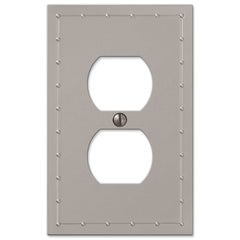 Rosa Satin Nickel Cast - 1 Duplex Wallplate