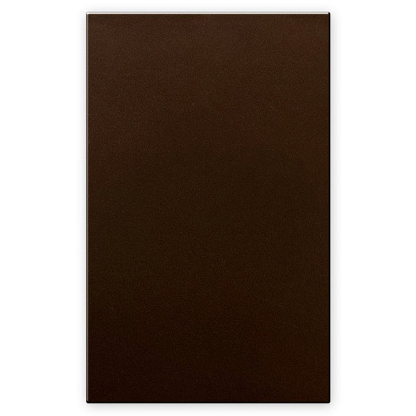 Screwless Bronze - 1 Blank Wallplate - Wallplate Warehouse WP1-C-BLK 811671025816 1 Blank
