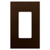 Screwless Bronze - 1 Rocker Wallplate - Wallplate Warehouse WP1-BR 811671029814 1 Rocker