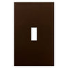 Screwless Bronze - 1 Toggle Wallplate - Wallplate Warehouse WPC1-BR 811671028145 1 Toggle