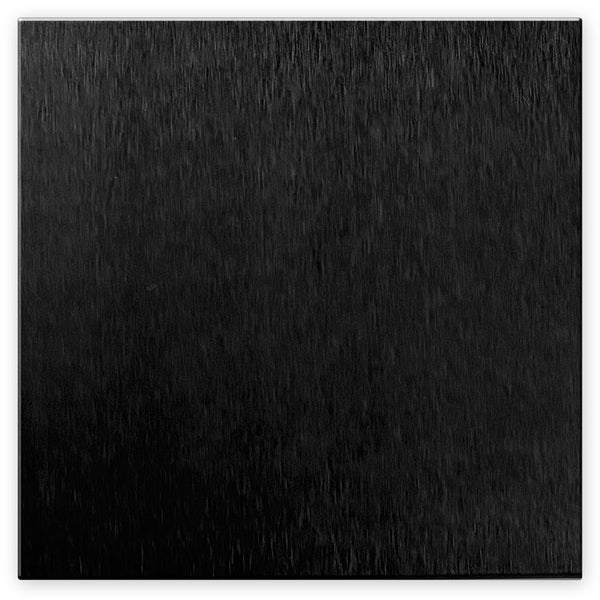 Screwless Brushed Black - 2 Blank Wallplate - Wallplate Warehouse WP2-BABL-BLK 811671026486 2 Blank
