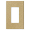 Screwless Brushed Gold - 1 Rocker Wallplate - Wallplate Warehouse WP1-BAGD 811671026486 1 Rocker